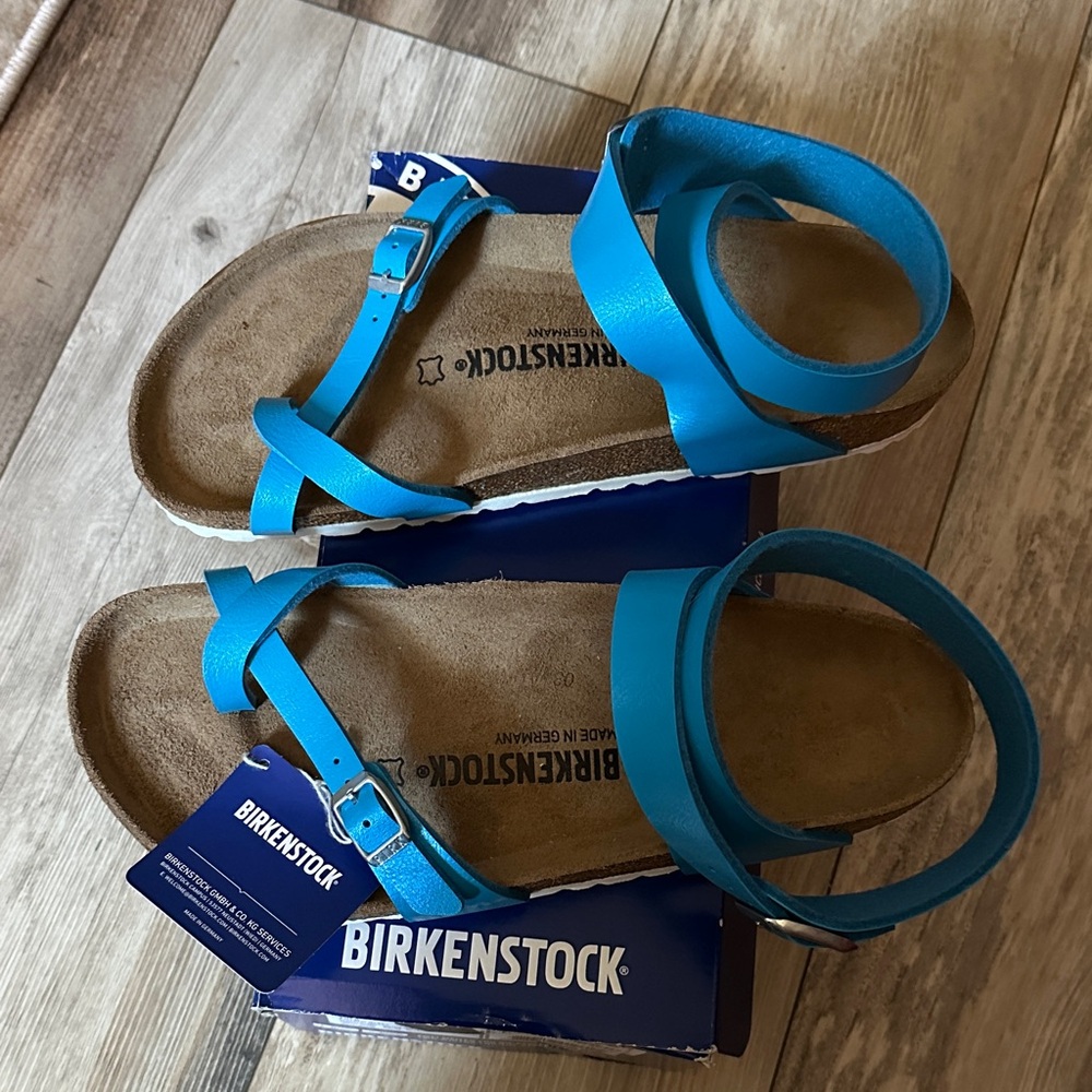 Birkenstock Bright Blue Sandals 41